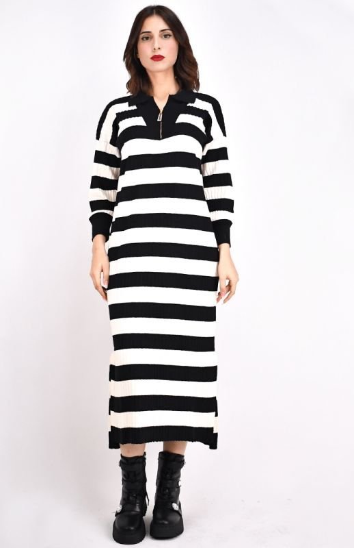 Robe longue en laine 