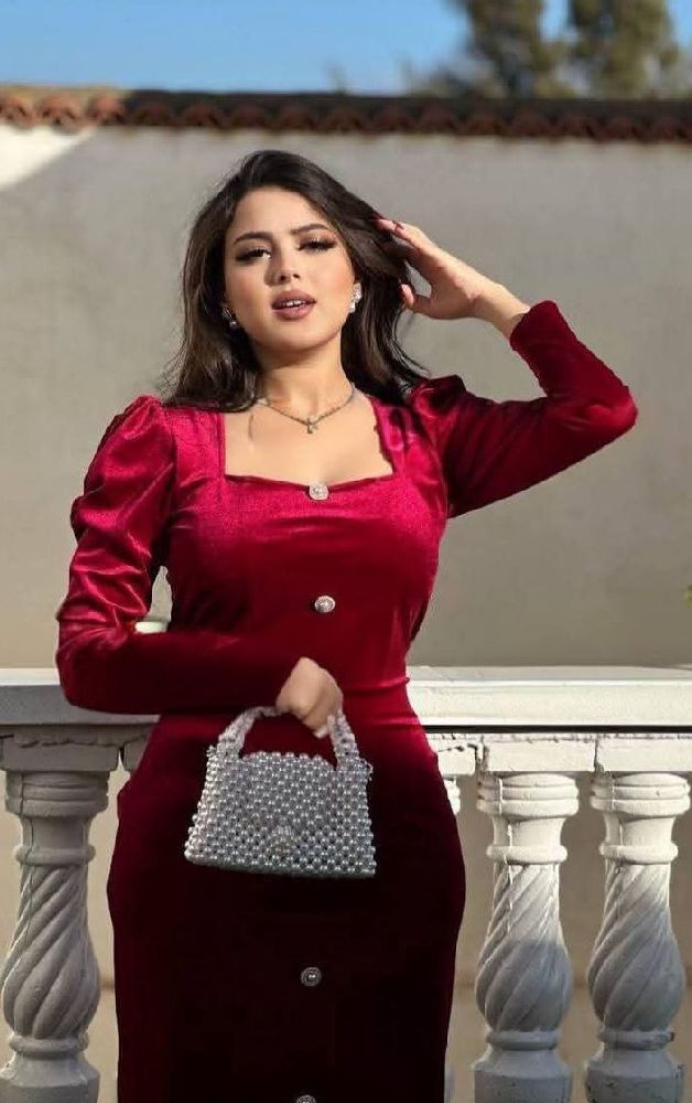 Robe en velours 