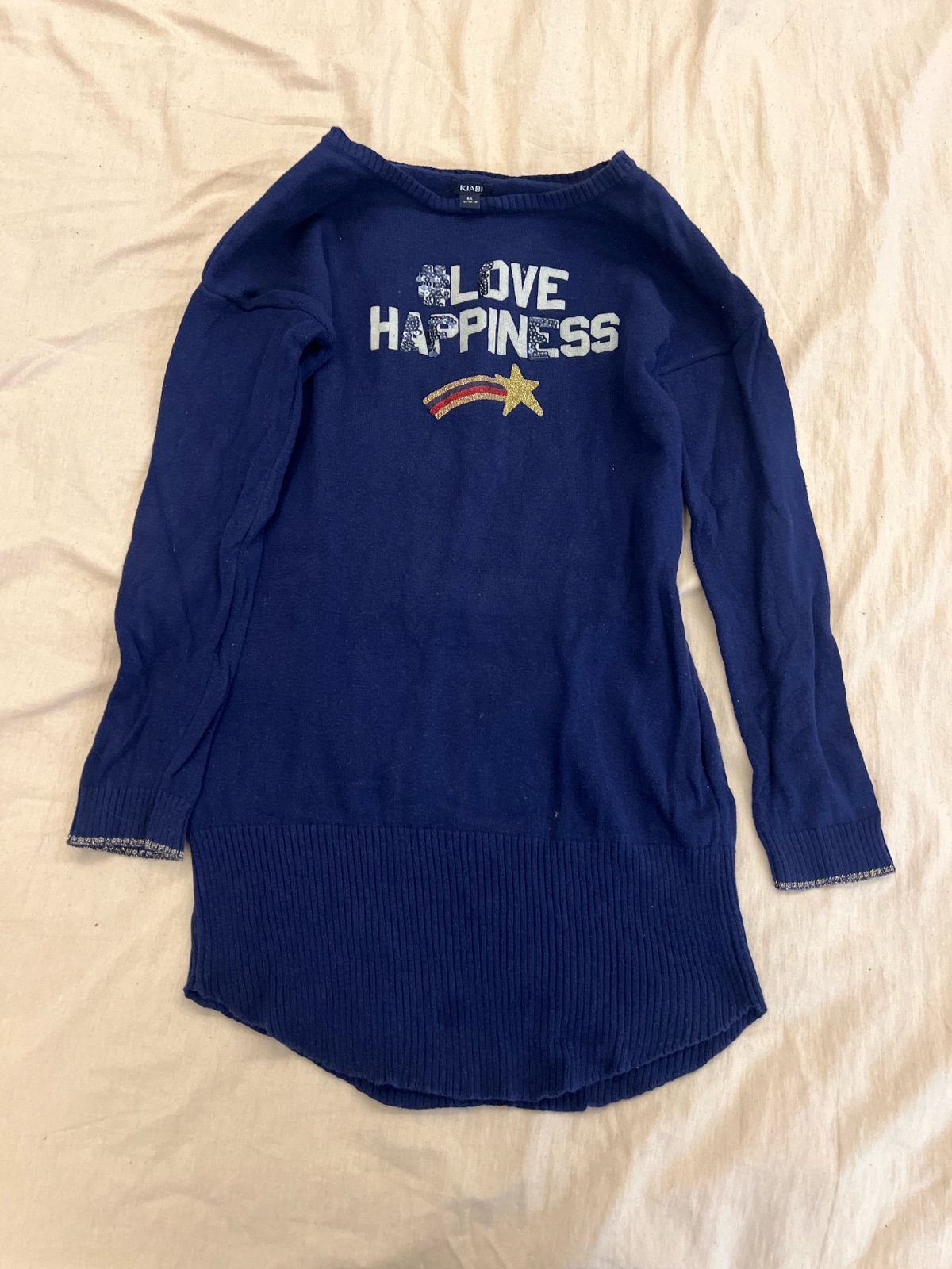 Robe bleu pour fille