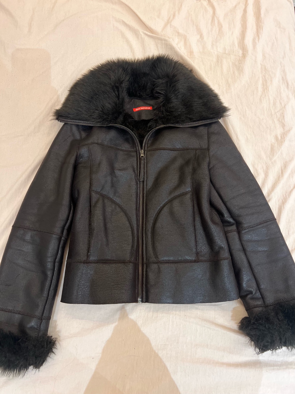 Veste cuire  
