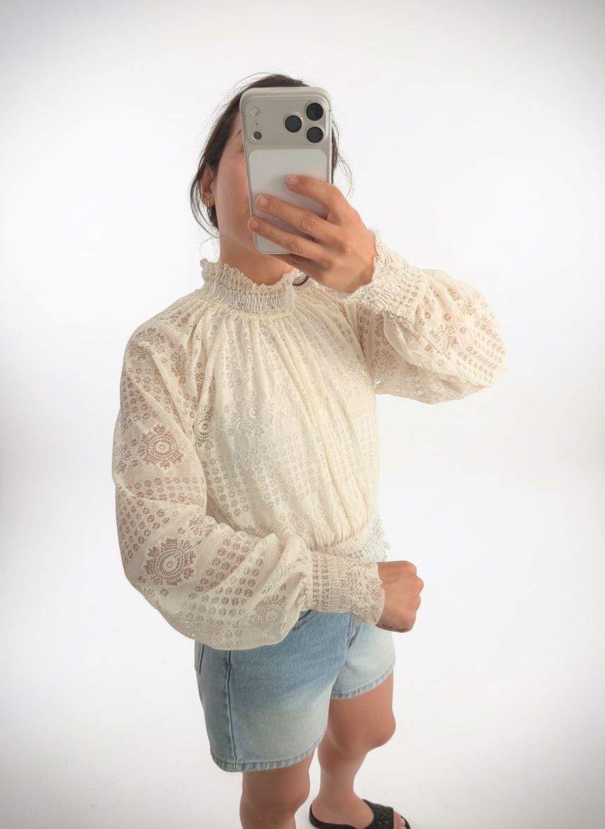 Blouse en dentelle
