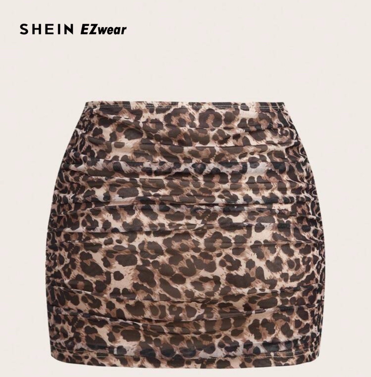 Jupe leopard