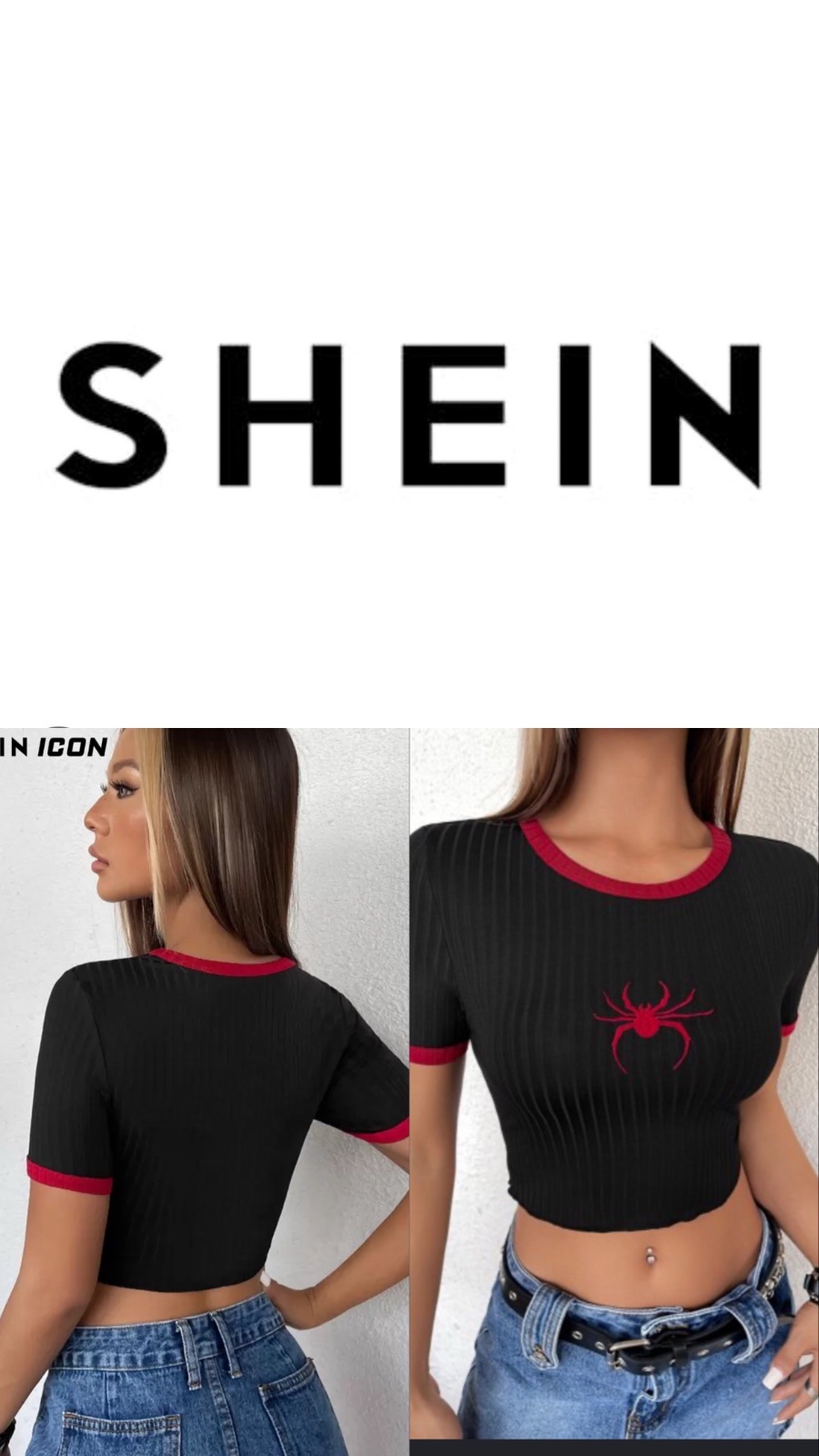Crop top spiderman