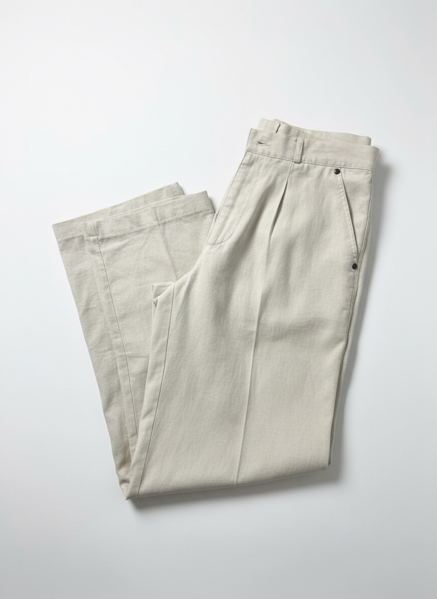 Pantalon semi large
