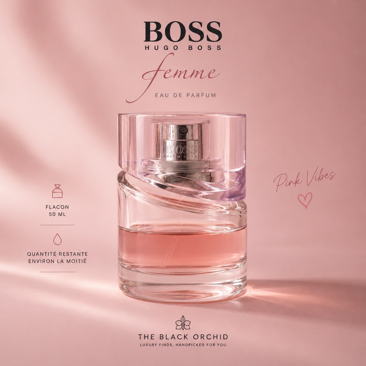 🌸 HUGO BOSS BOSS FEMME EAU DE PARFUM + 🎁🛍️