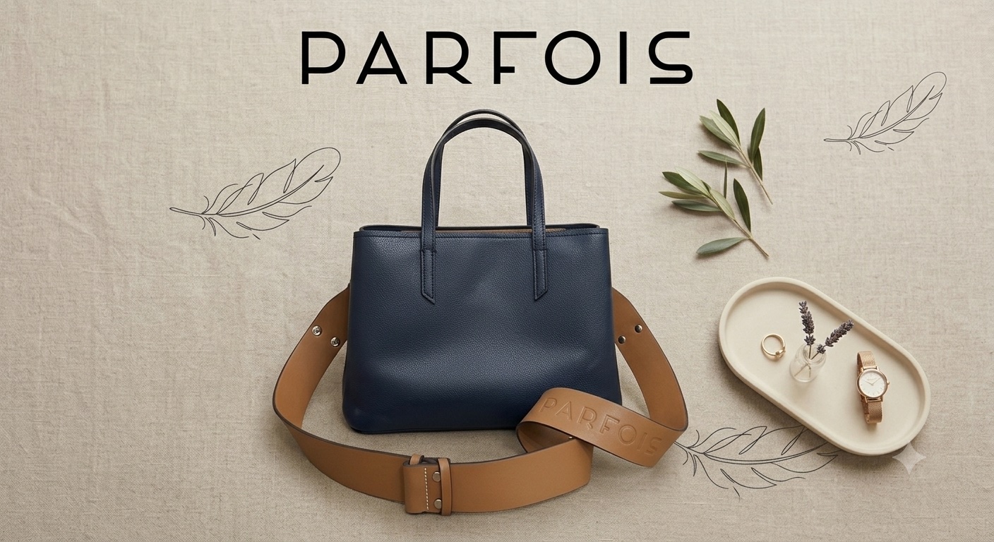 Sac cabas bicolore Parfois – Élégance et Modernité 💙🤎
