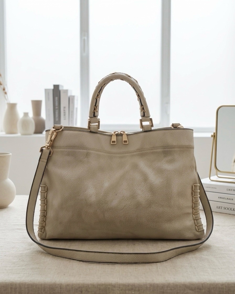 Sac à main Topshop beige – Petit prix (à restaurer ou porter tel quel)