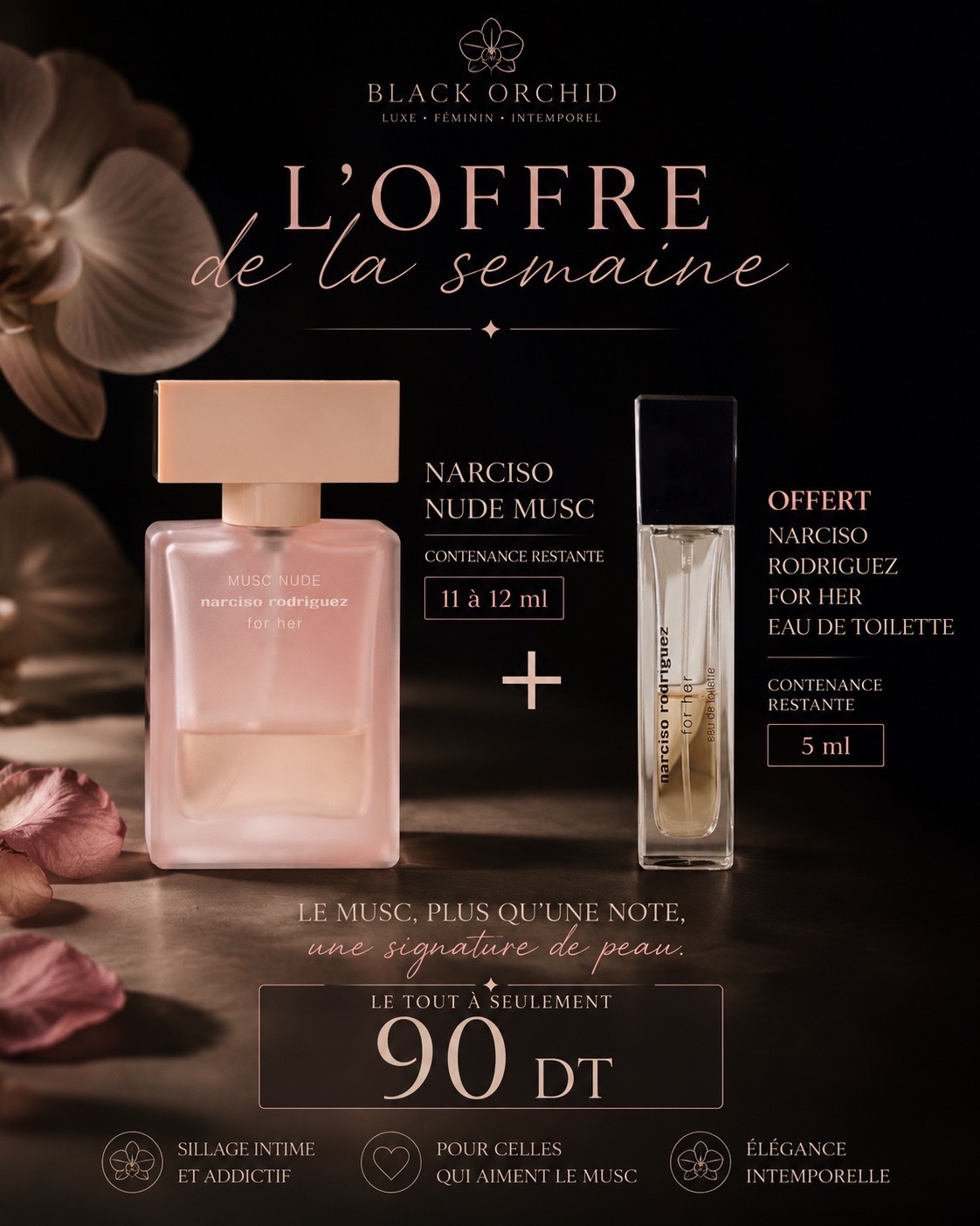 ✨ L’OFFRE DE LA SEMAINE — BLACK ORCHID ✨🖤