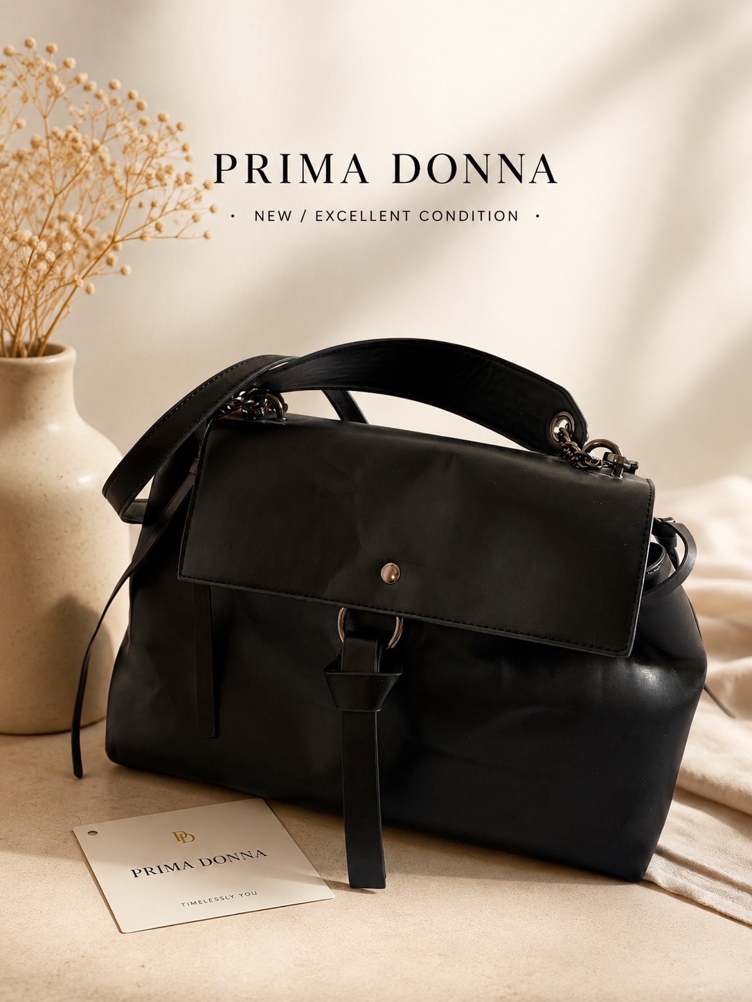 Sac à Main Noir Primadonna Collection – Chic & Intemporel