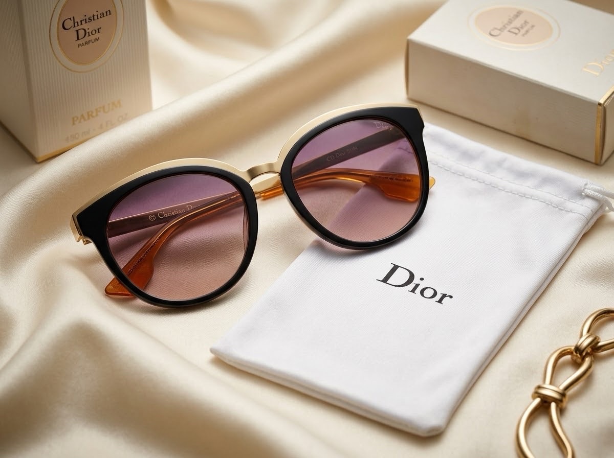 Lunettes de soleil Vintage authentiques Christian Dior « Dior SUN » – Originale