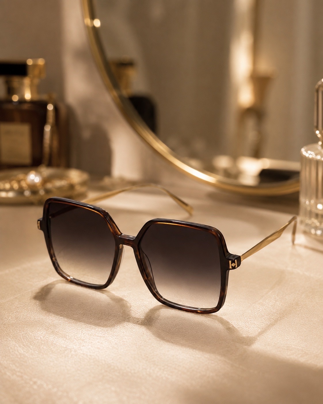 🕶️ Lunettes de soleil Ana Hickmann — Élégance & Intemporelles Havana