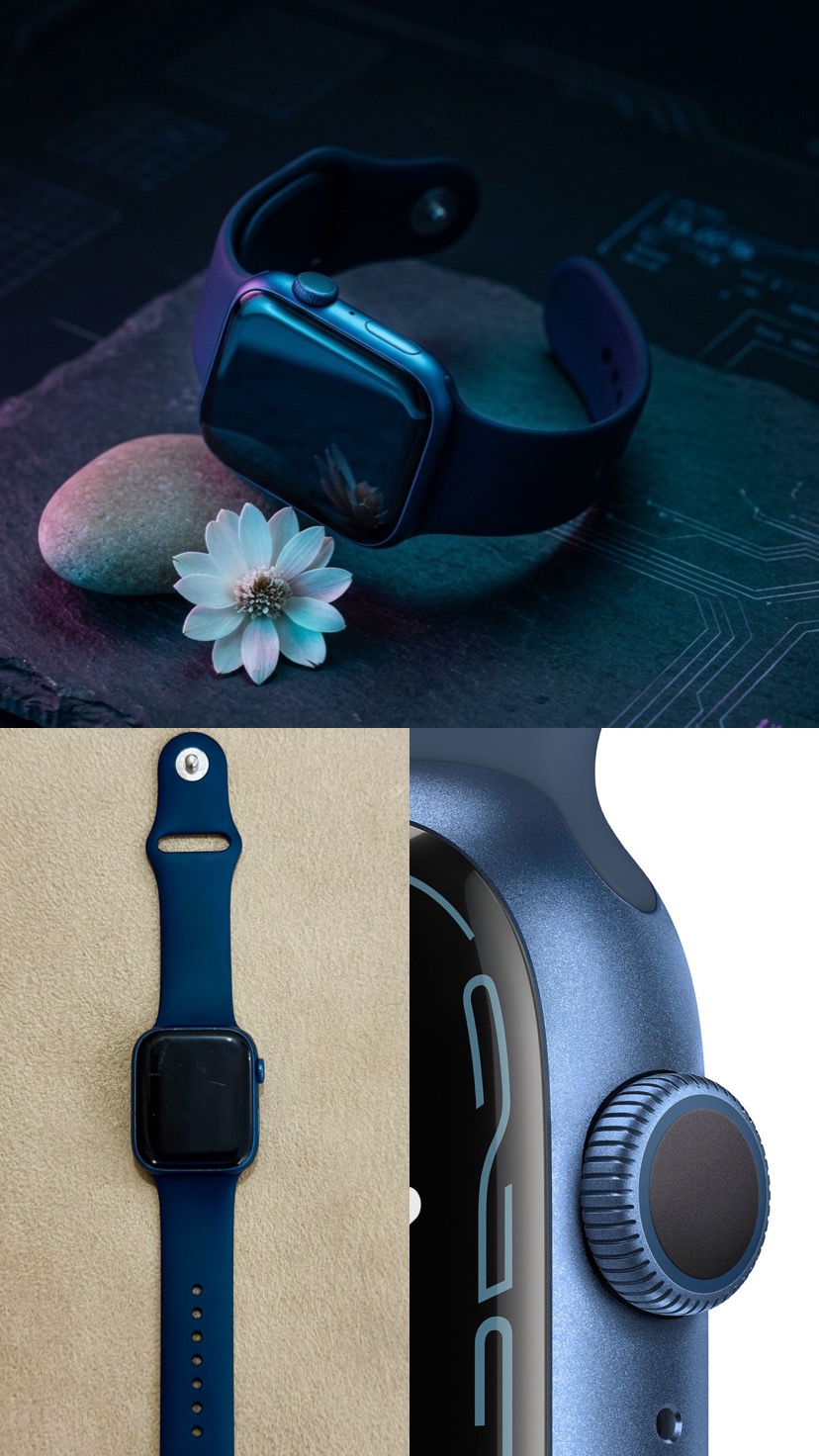 ⌚ Apple Watch Series 7 (45 mm) – Bleu Abysse