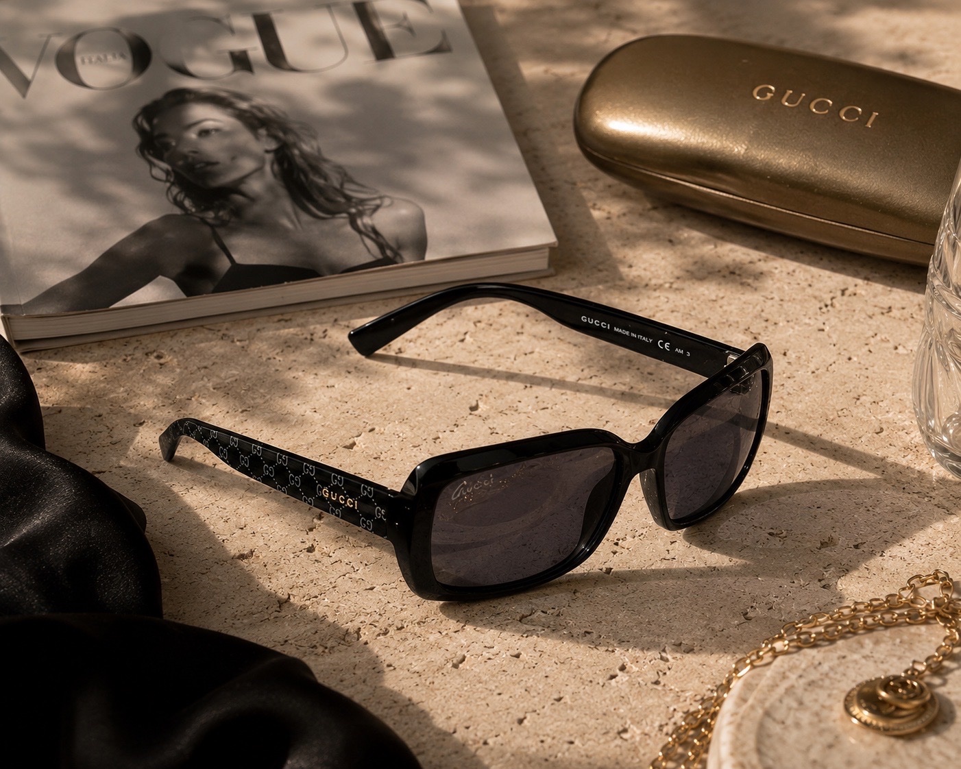 Lunettes de soleil Gucci (GG 3206/S) authentiques et vintage
