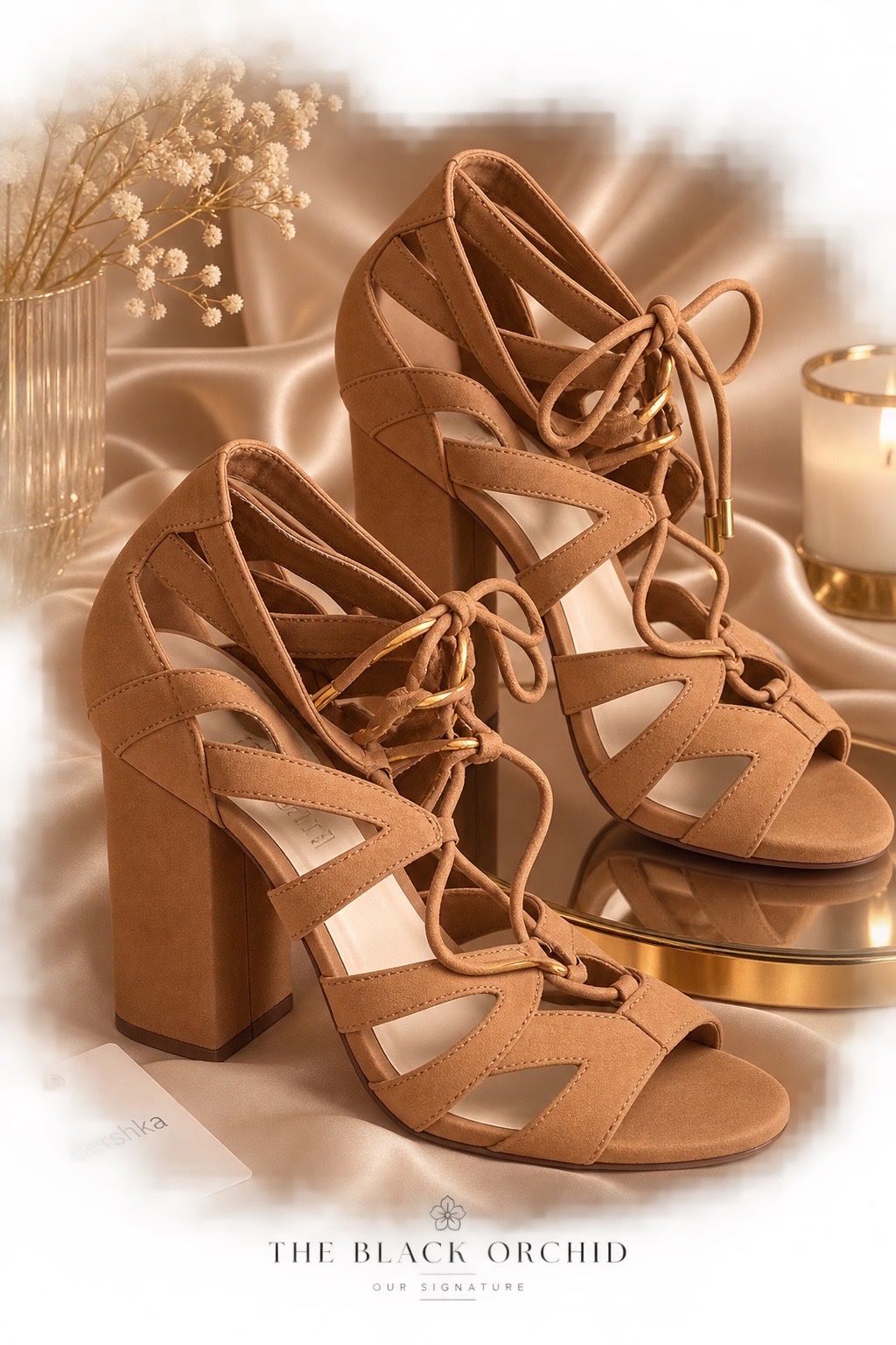 ✨ Sandales à talons Bershka – Collection Bohème Chic ✨