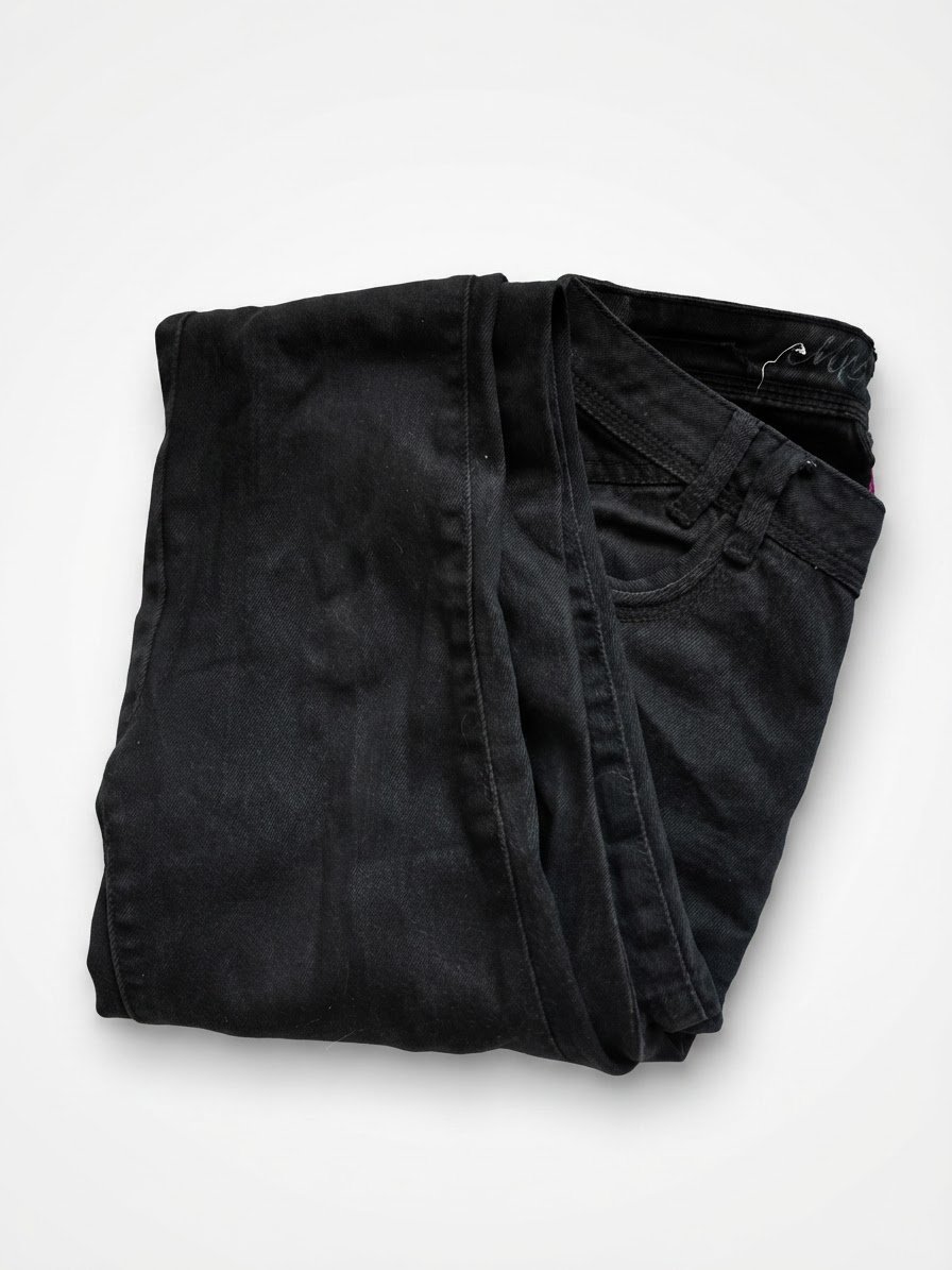Pantalon patte d'éléphant taille basse 