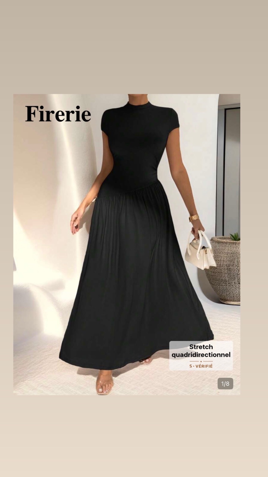 Robe longue noir 