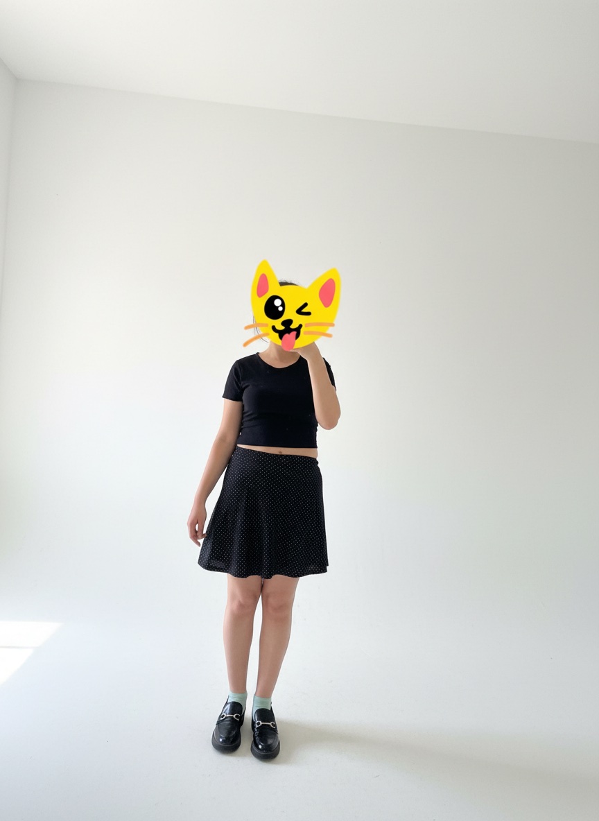 Polka dots skirt
