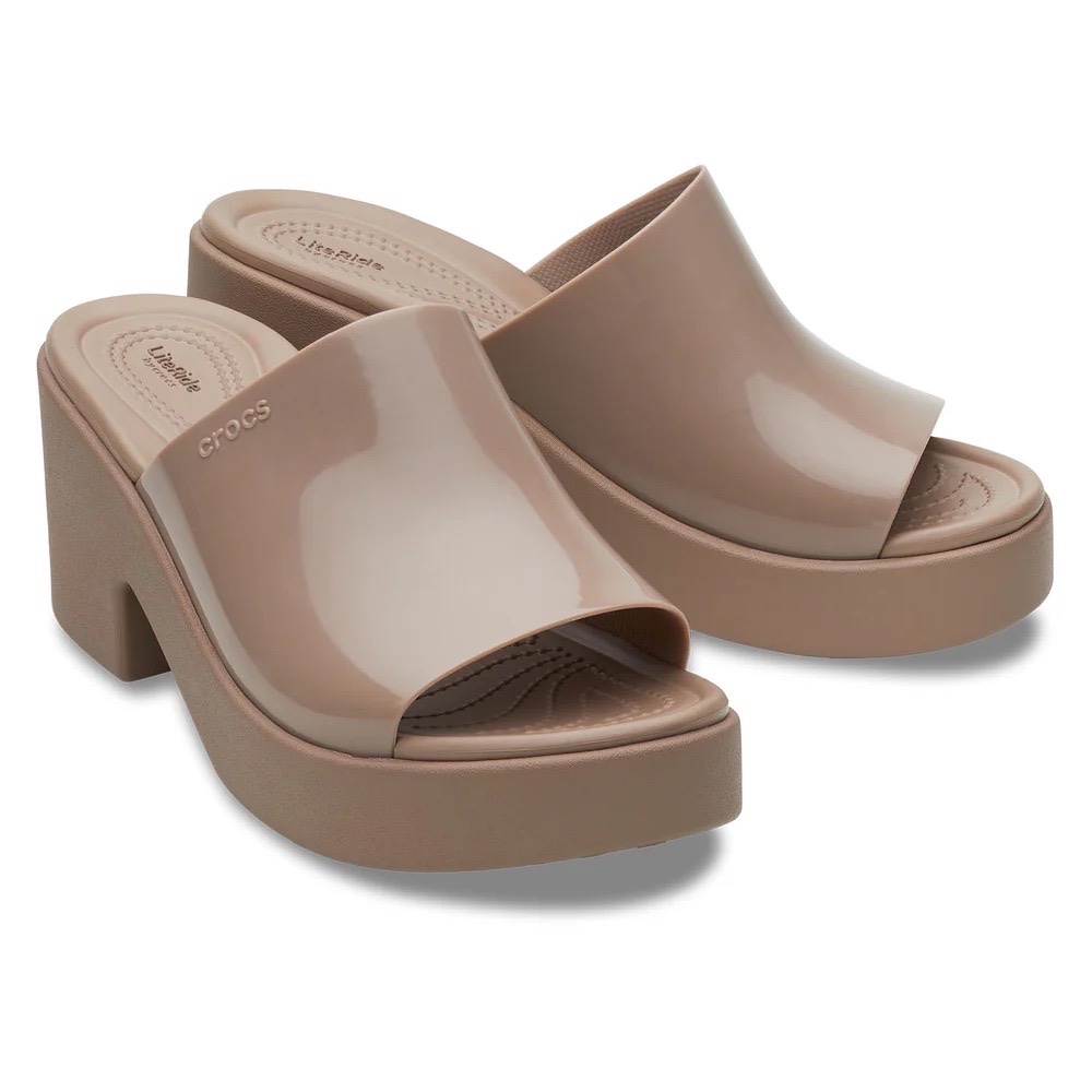     Sandales Crocs à talons compensés