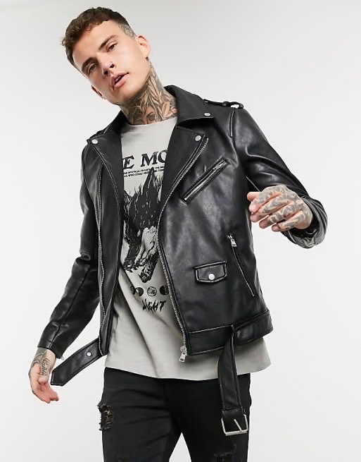 Pull&Bear - Blouson style similicuir