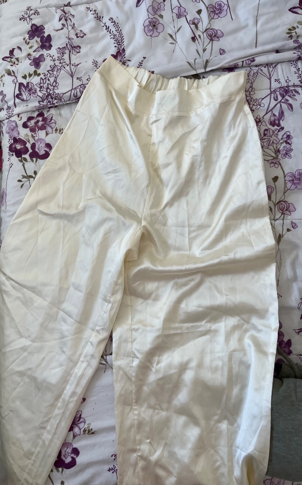 Pantalon Large Satiné