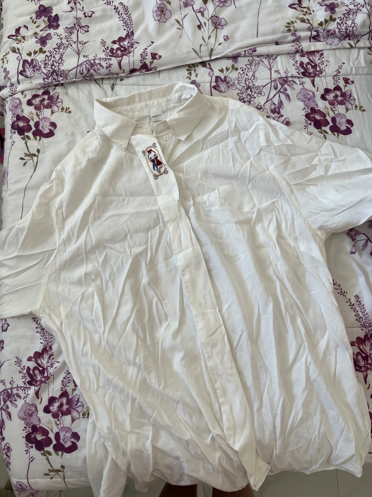 Chemise oversized avec detail