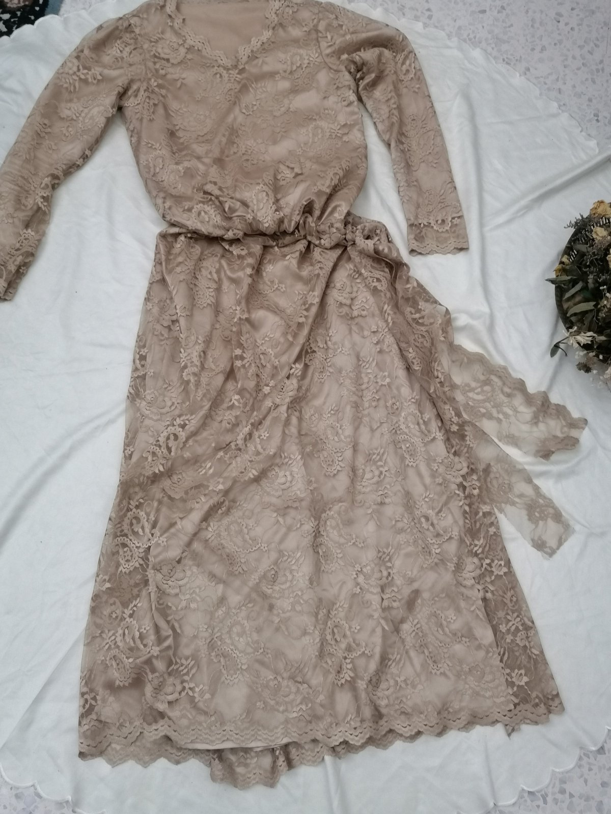 Joli robe soirée champagne