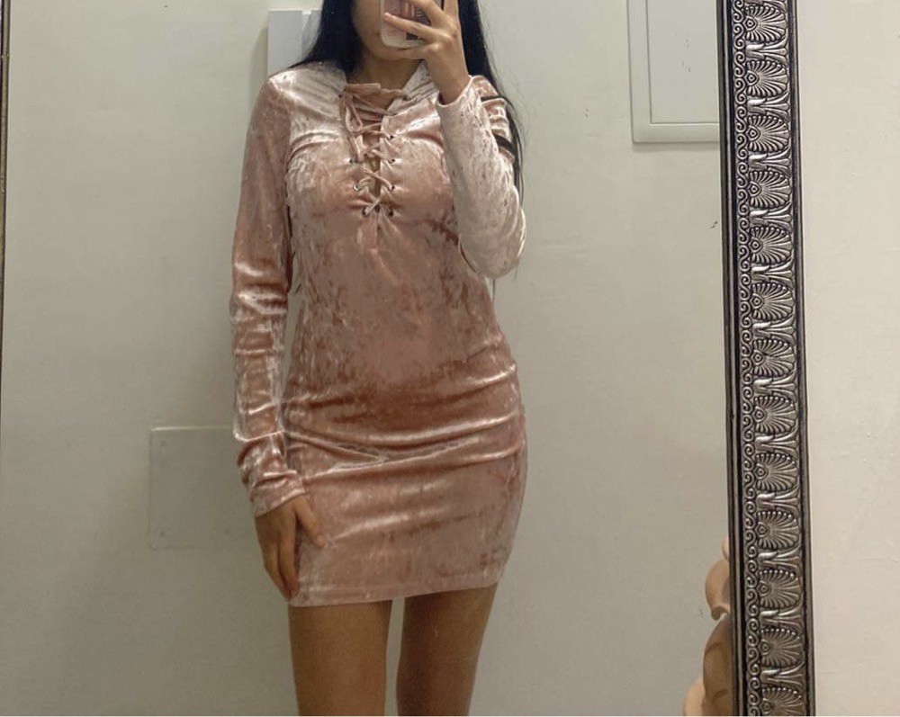 Robe en velour