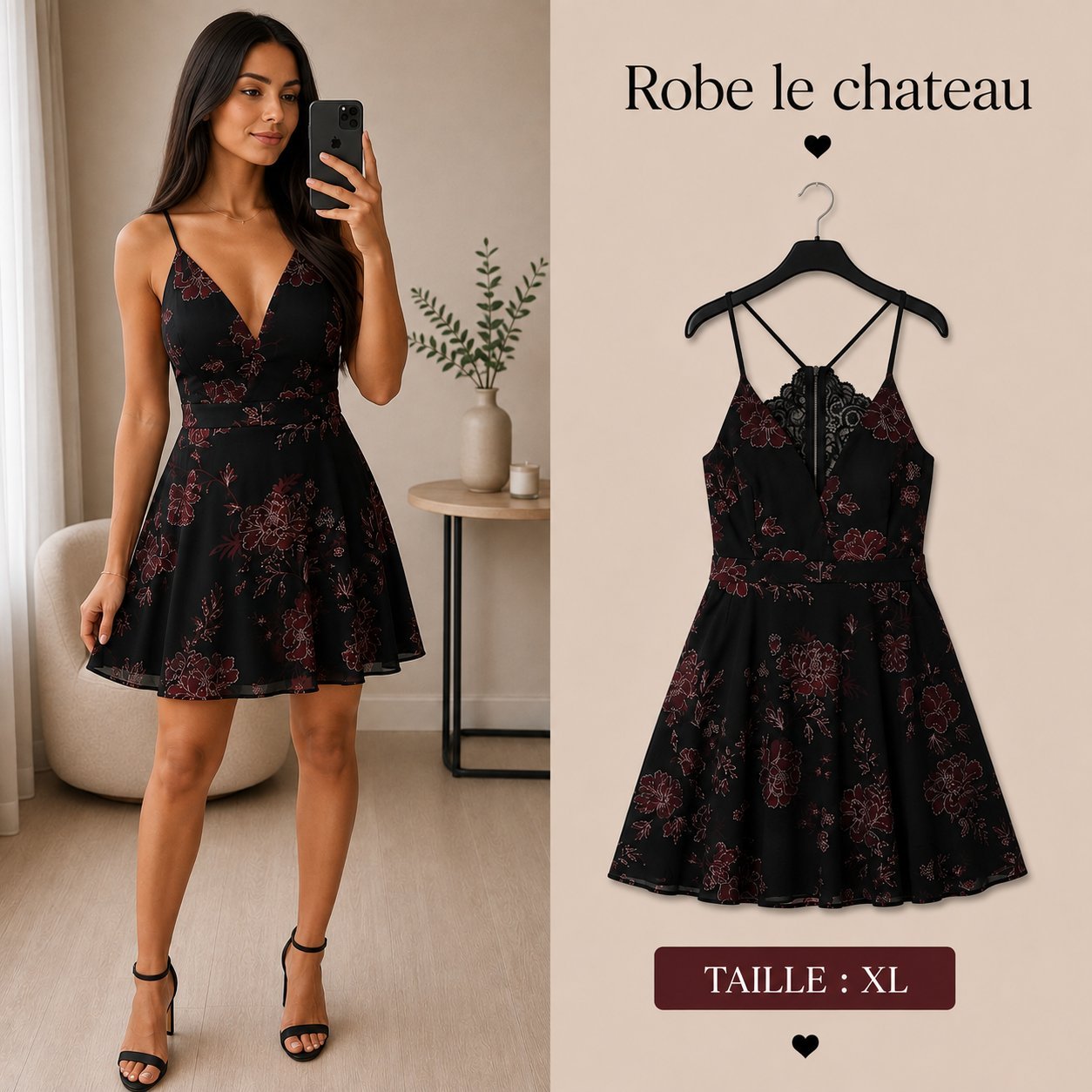 Robe le chateau taille XL 🖤