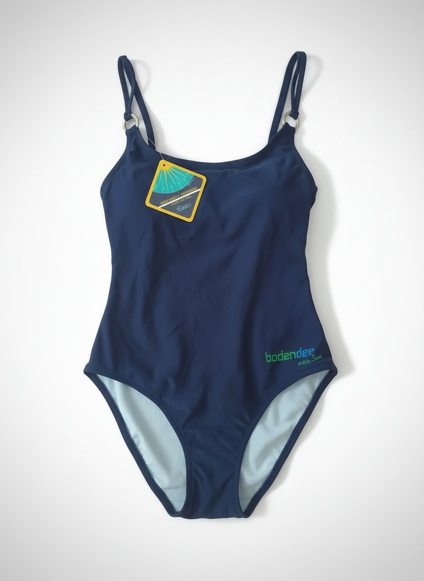 Maillot de bain 1 pièce bleu marine – Made in Italy – Neuf avec étiquette