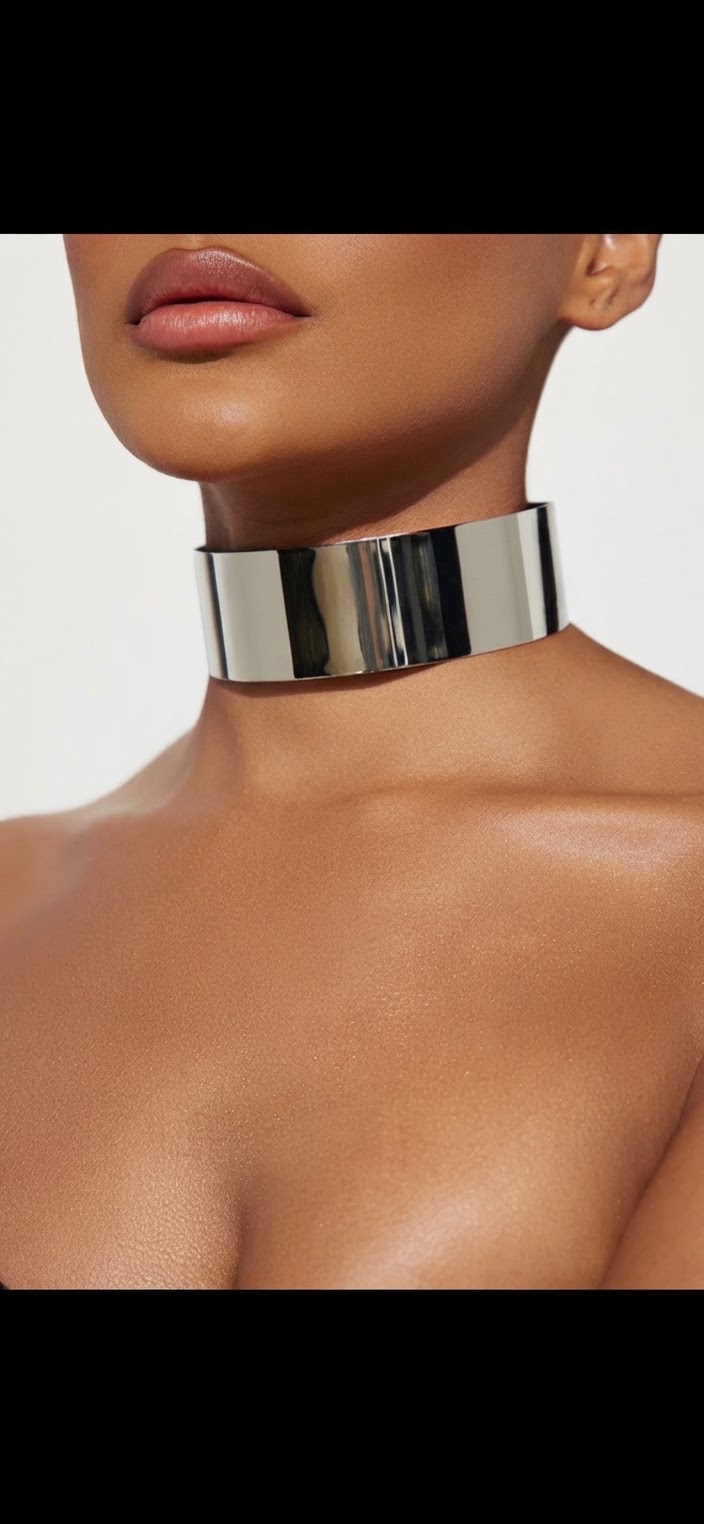 Aldo choker argent 
