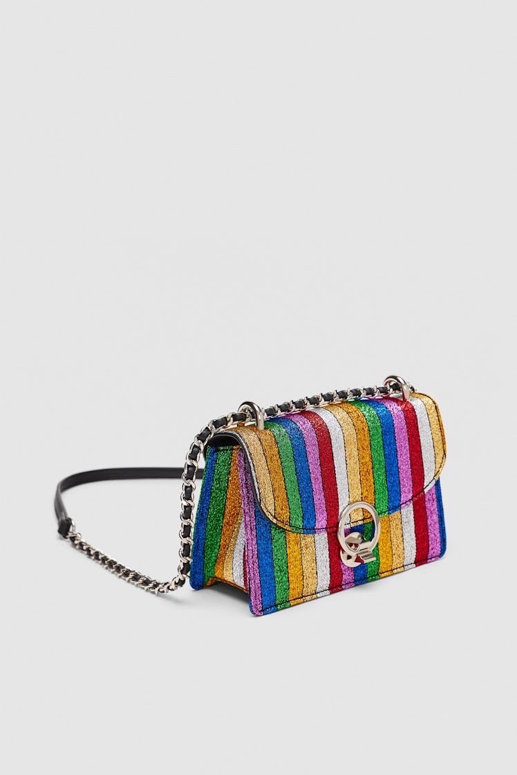 Sac Crossbody rainbow brillant 