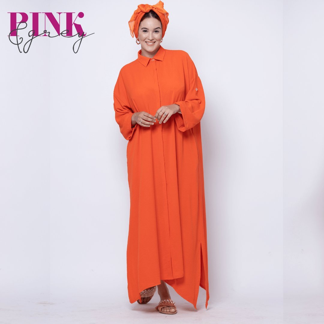 Robe femme longue à manches longues 