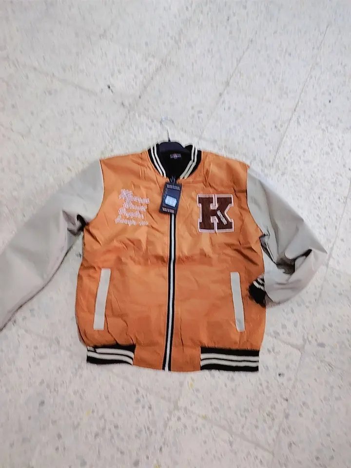 Vestes  homme sport dispo Vert et  caramel 