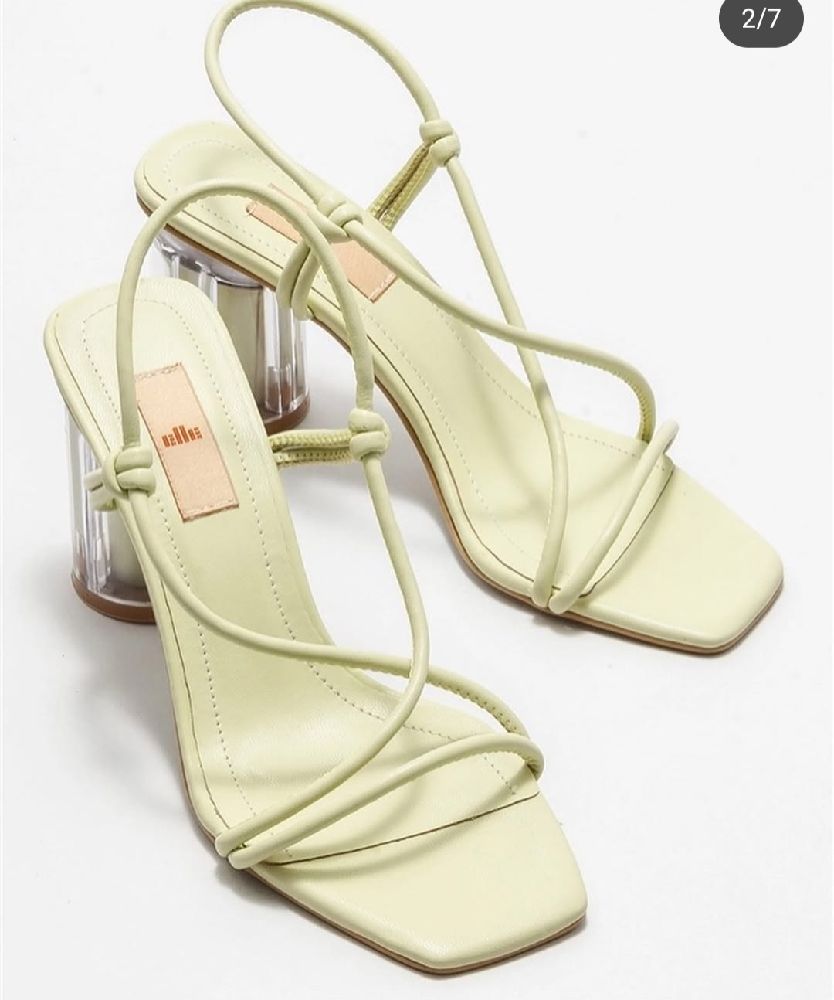 Sandales vert pastel