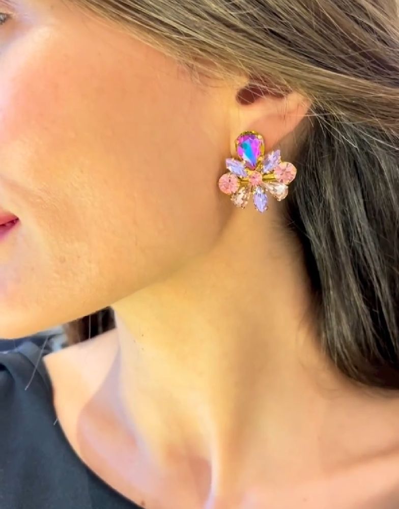 Ensemble collier et boucles d'oreilles 
