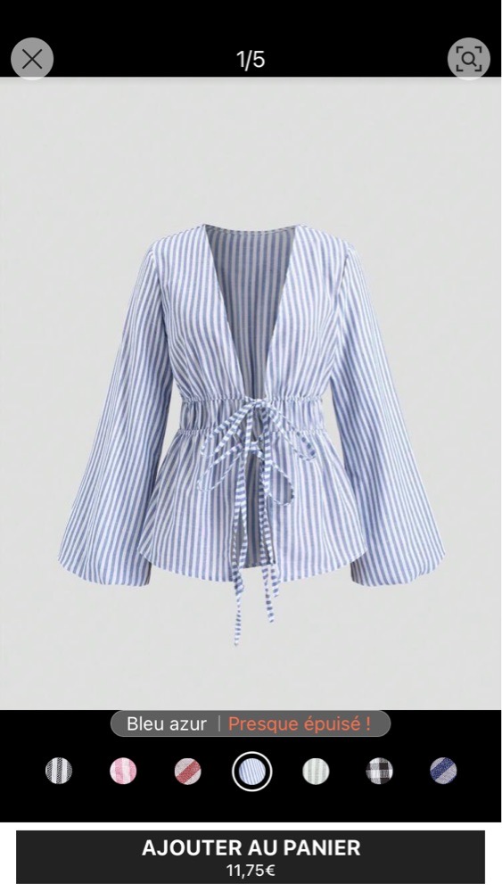 Chemise shein