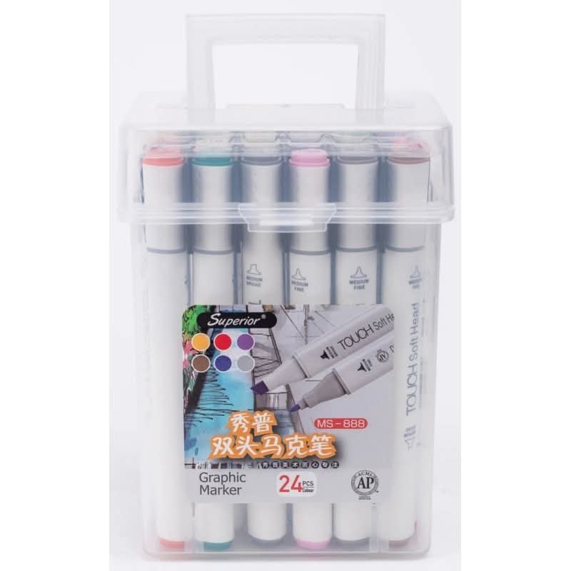 Alcohol markers 24 color (superior)