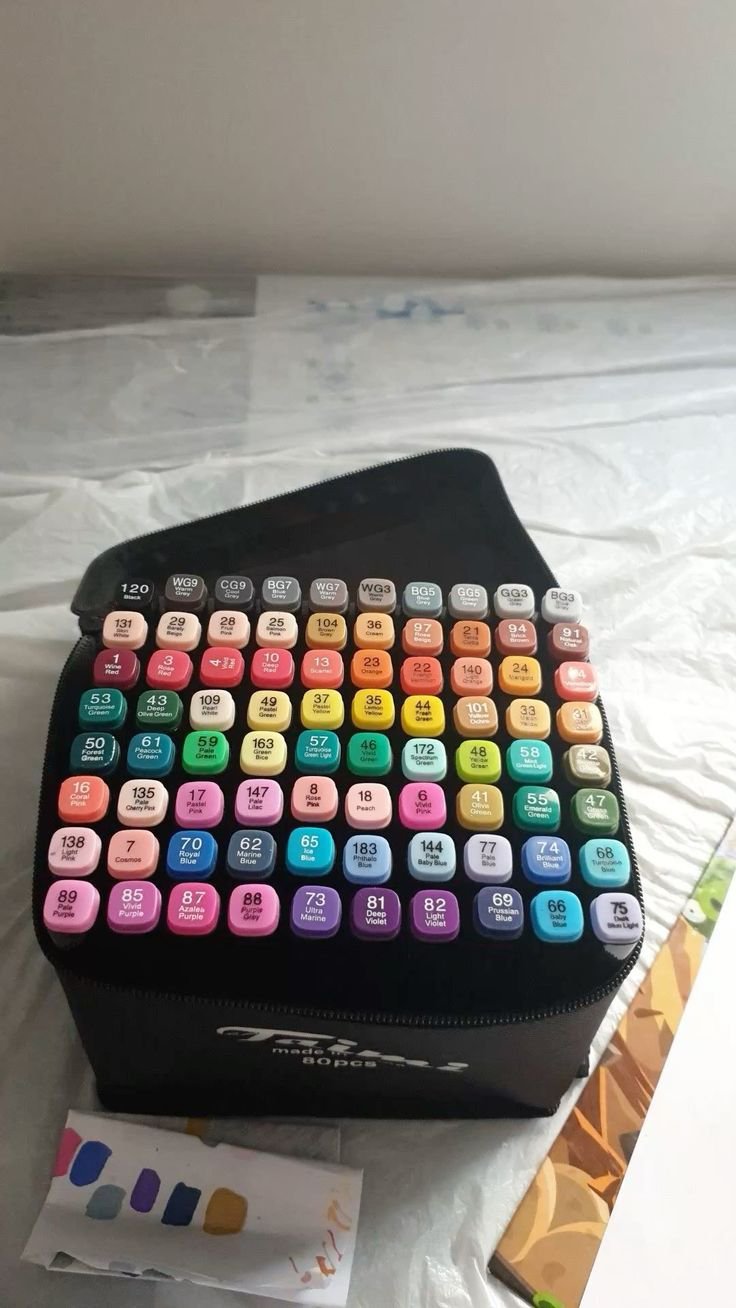 Alcohol markers 80 pc