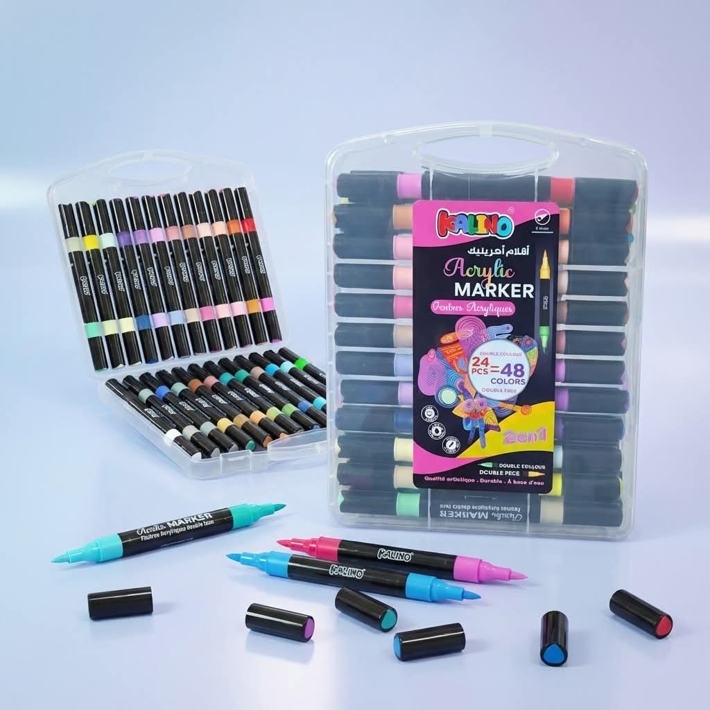 Acrylic markers 24 stylo (48 color)