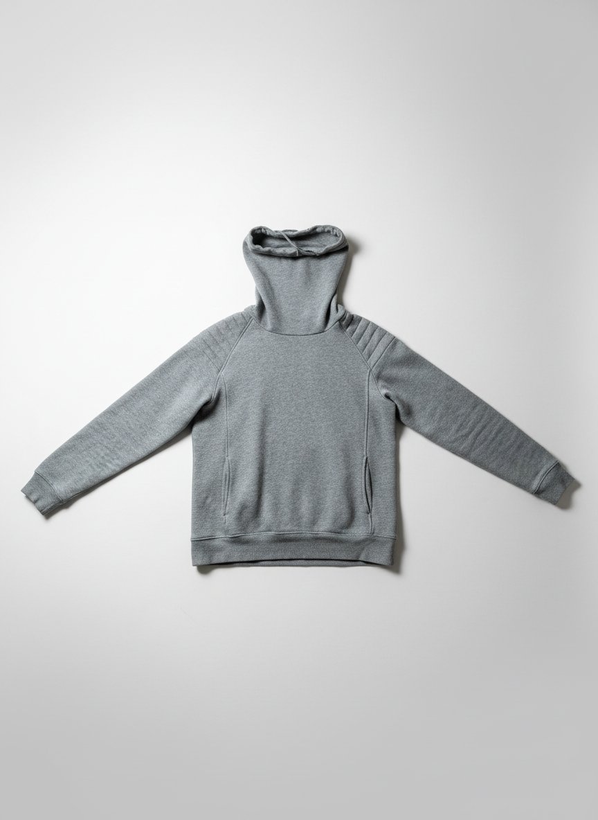 Hoodie gris “Hamadi Obeid” – Sweat à capuche confortable et tendance, taille L