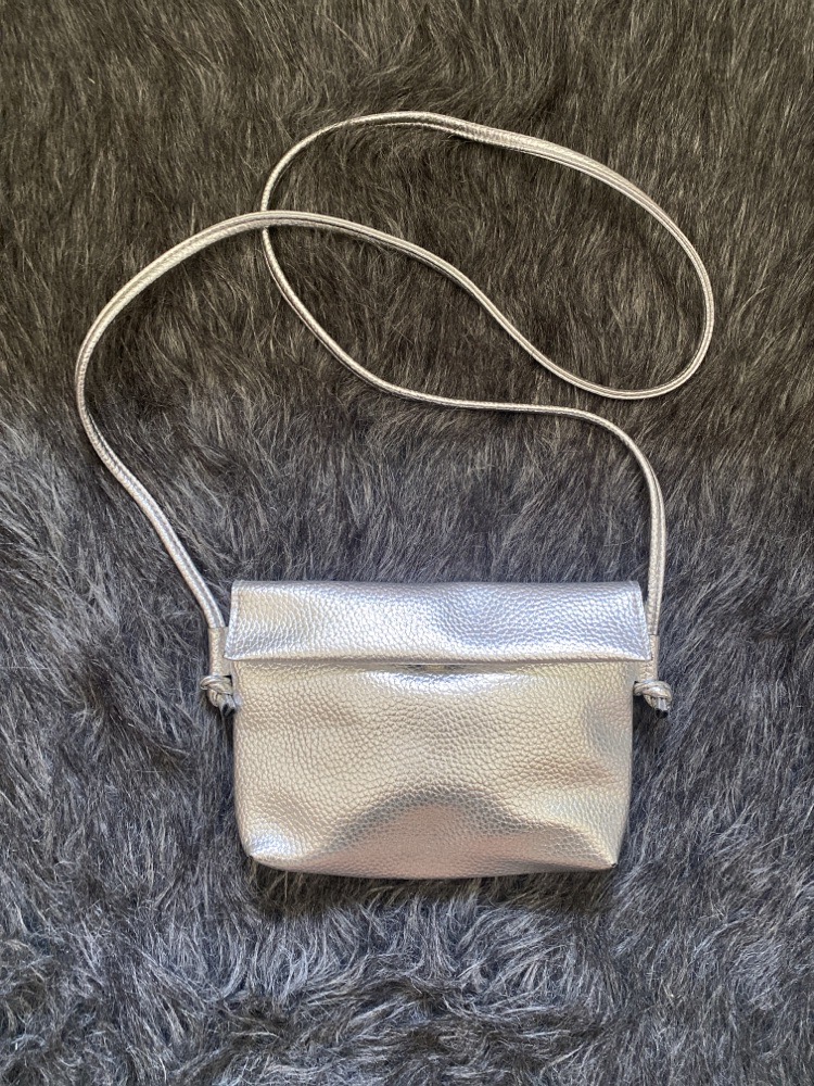 Sac à bandoulière argenté