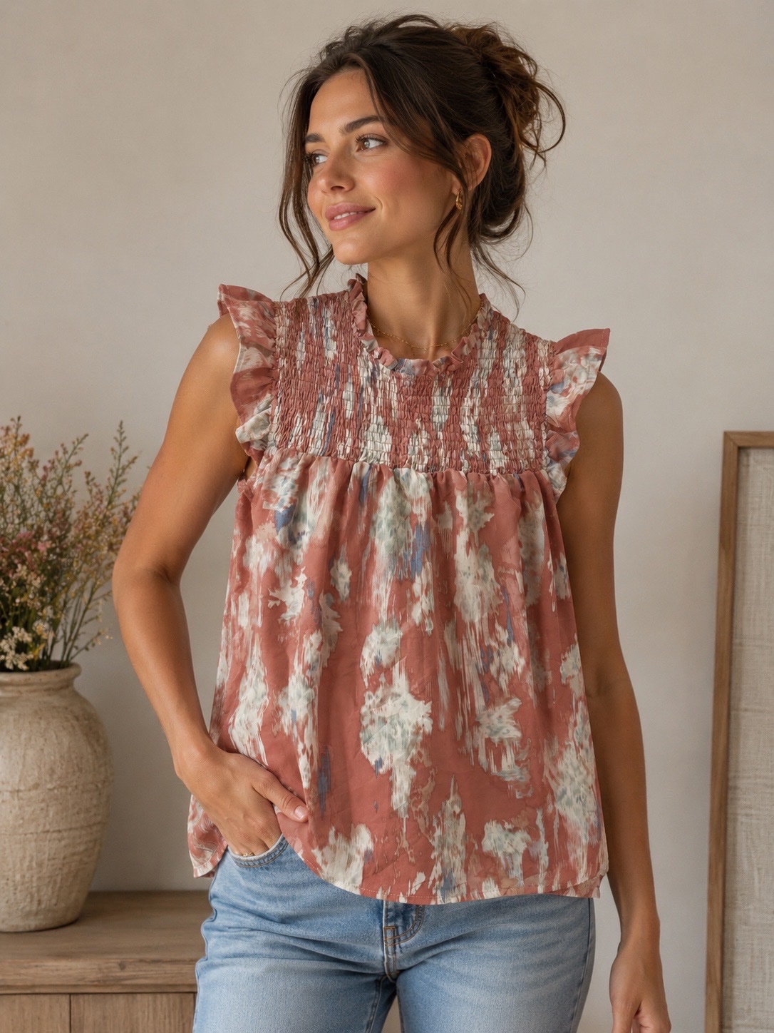 Haut multicolore S/M