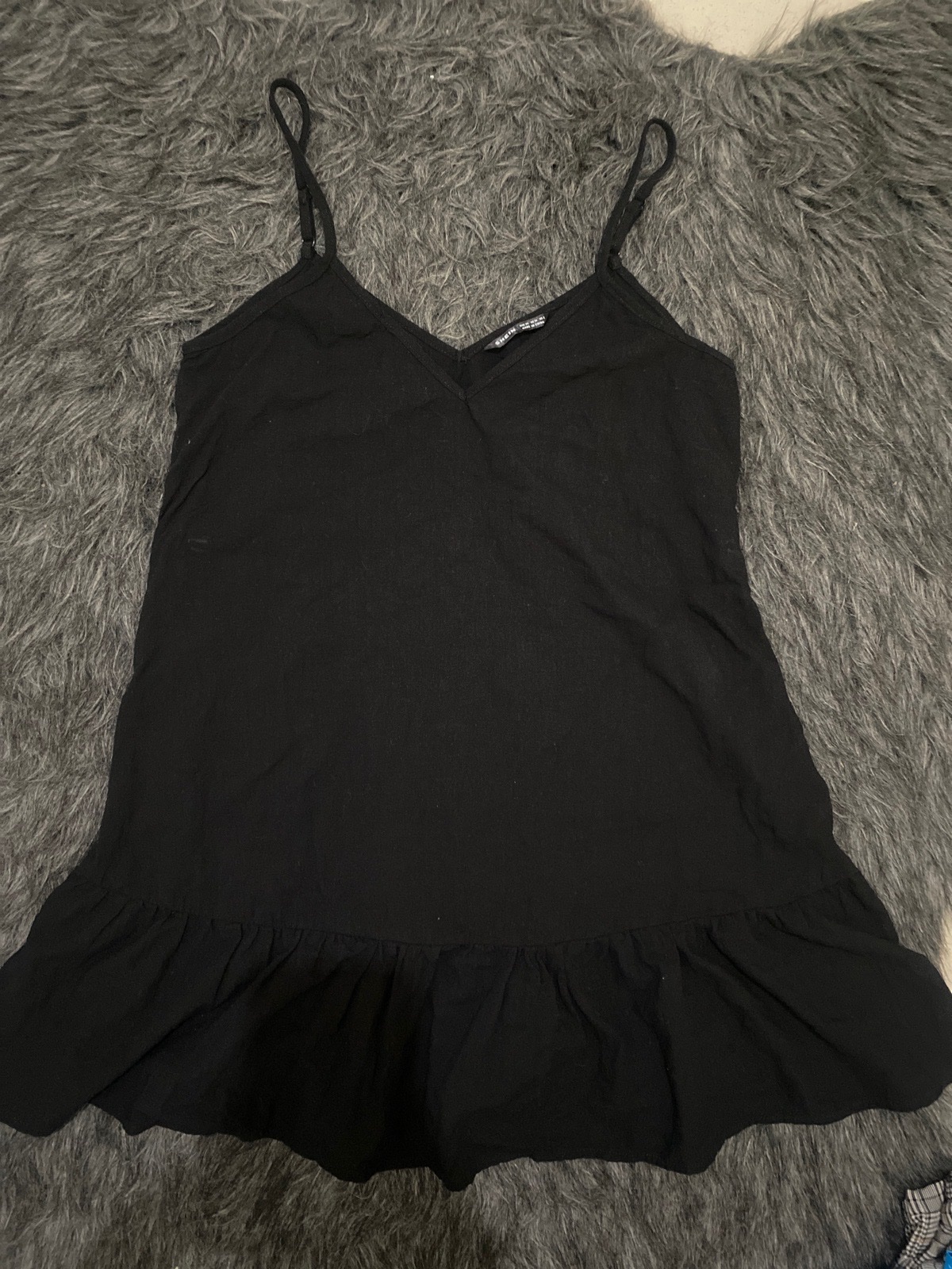 Robe en lin noire 