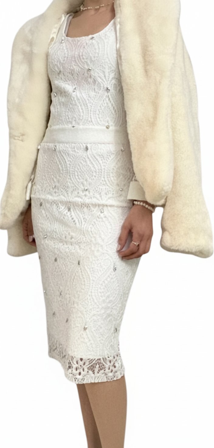 Robe blanche (fiançailles) 
