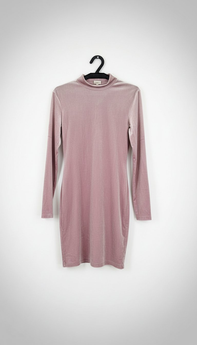 Robe velours lilac