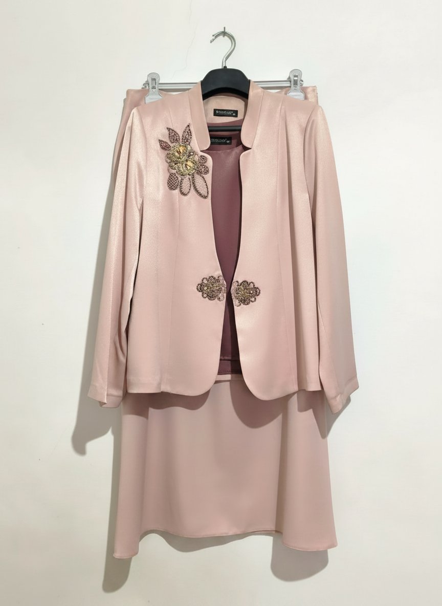 Ensemble rose poudré 