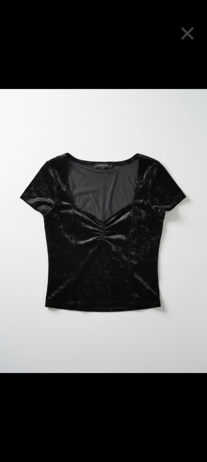 T-shirt velours 