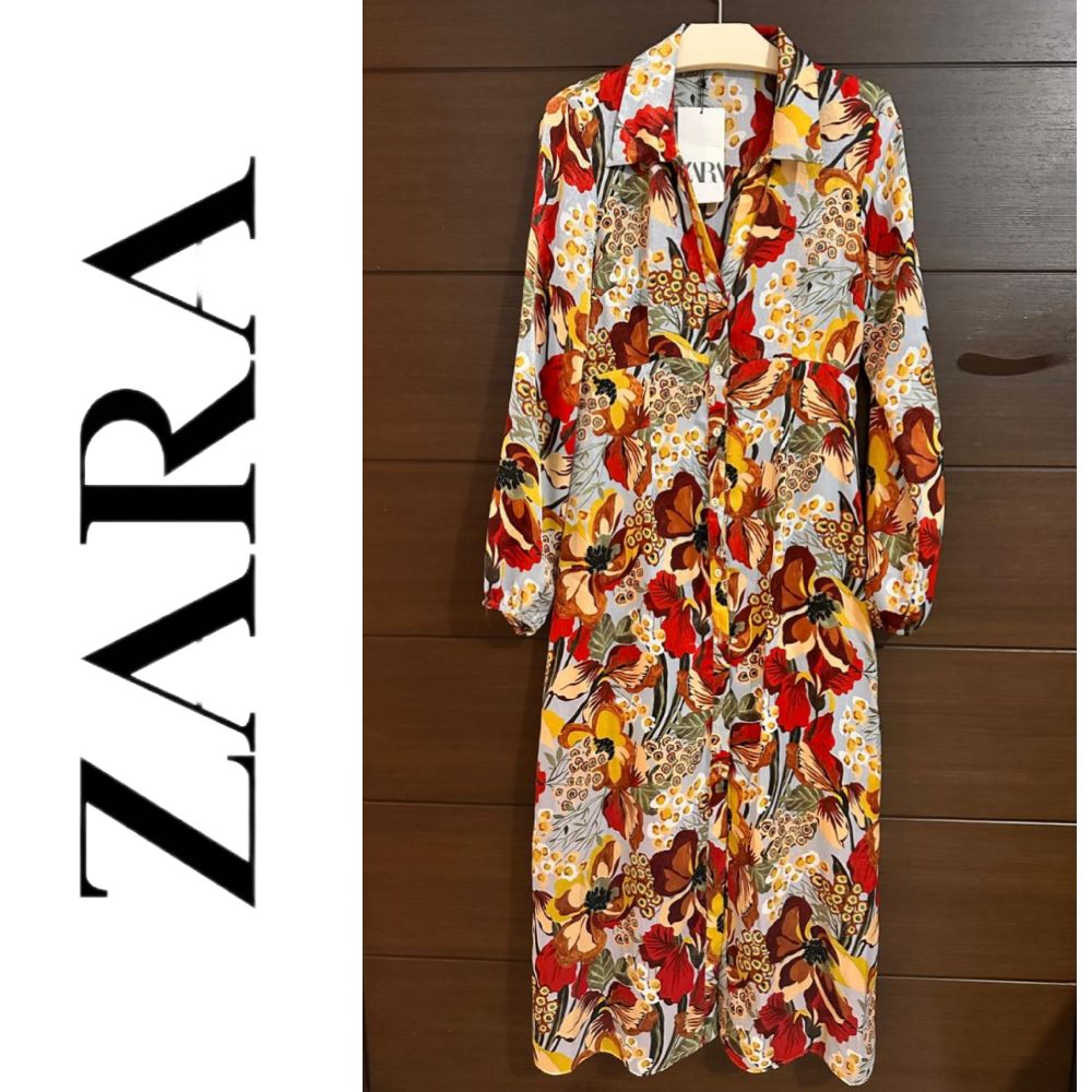 Sublimissime Robe de Jour Tissu Silky Flowy Longueur Midi Boutonnée Devant NEUVE 💖💝