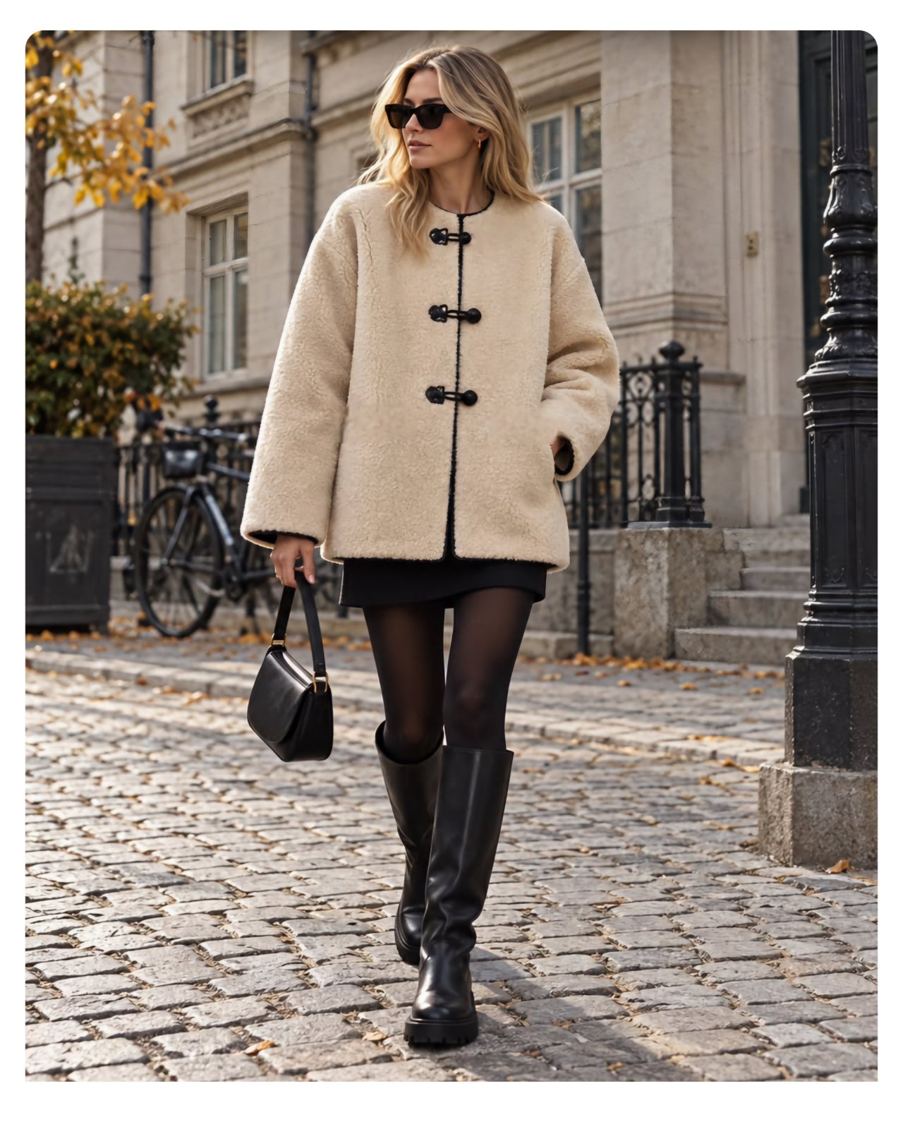 Superbe Manteau Avec Col à Revers Tout Douillet et Stylé NEUF 💝💖