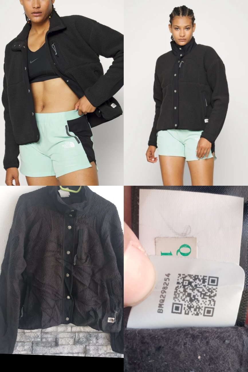 Veste polaire noir the north face authentique 